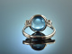 Pretty in Blue! Traum Blau Topas Ring Brillanten Wei&szlig; Gold 750