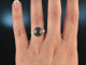 Pretty in Blue! Traum Blau Topas Ring Brillanten Wei&szlig; Gold 750