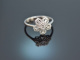 Flower Power! Hübscher Ring Brillanten Diamanten 0,35 ct Weiß Gold 750