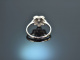Flower Power! H&uuml;bscher Ring Brillanten Diamanten 0,35 ct Wei&szlig; Gold 750