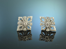 Glitzernde Raute! Elegante Brillant Ohrringe 0,86 ct...