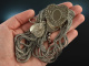 Munich around 1980! Chic Vintage Trachten Dirndl necklace heart motif silver 925