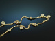 Pretty Diamonds! Sch&ouml;ne Collier Kette 20 champagnerfarbene Brillanten 1,2 ct Gold 750