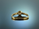 Be mine! Schlichter stilvoller Verlobungs Ring Brillant 0,26 ct Gelb Gold 750