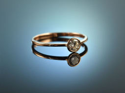 Be mine! Schlichter stilvoller Verlobungs Ring Brillant...