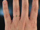 Be mine! Schlichter stilvoller Verlobungs Ring Brillant 0,23 ct Rot Gold 750