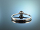 Be mine! Schlichter stilvoller Verlobungs Ring Brillant 0,17 ct Wei&szlig; Gold 750