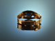 Um 1890! Historischer Ring mit gr&ouml;&szlig;enverstellbarer Feder Gold 585