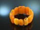 Baltic Amber um 1970! Sch&ouml;nes Butterscotch Bernstein Armband elastisch