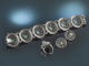 Um 1950! H&uuml;bsches Trachten Schmuckset Armband Ring Ohrringe Silber Howlith