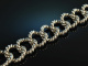 Cologne around 1960! Cool vintage bracelet cord look silver 800