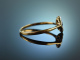 England um 1910! Zarter Art Deco Ring Diamanten Saphire Gold 750 Platin