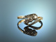 M&uuml;nchen um 1915! Historischer Ring Altschliff Diamanten 0,3 ct Gold 585 Platin