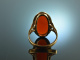 Weimar around 1930! Classic Emblem Signet Ring Yellow Gold 333 Carnelian