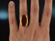 Weimar around 1930! Classic Emblem Signet Ring Yellow Gold 333 Carnelian
