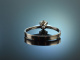 Sag ja! Traumhafter feiner Diamant Verlobungs Ring 0,4 ct Wei&szlig; Gold 750