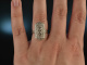 M&uuml;nchen um 1915! Art Deco Toi et Moi Ring Diamanten Gold 585 Platin