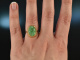 K&ouml;ln um 1958! Schicker Vintage Cocktail Ring Jade Gold 750