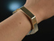 Around 1965! Cool Heavy Vintage Hexagon Bangle Silver 925