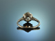 Frankfurt um 1915! Edler Art Deco 2,3 ct Solit&auml;r Diamant Ring Platin