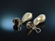 Big Pearls! Schicke barocke Zuchtperlen Tropfen Ohrringe Silber 925